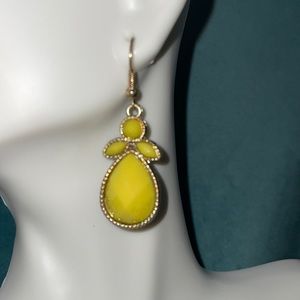 Yellow cheery earrings!